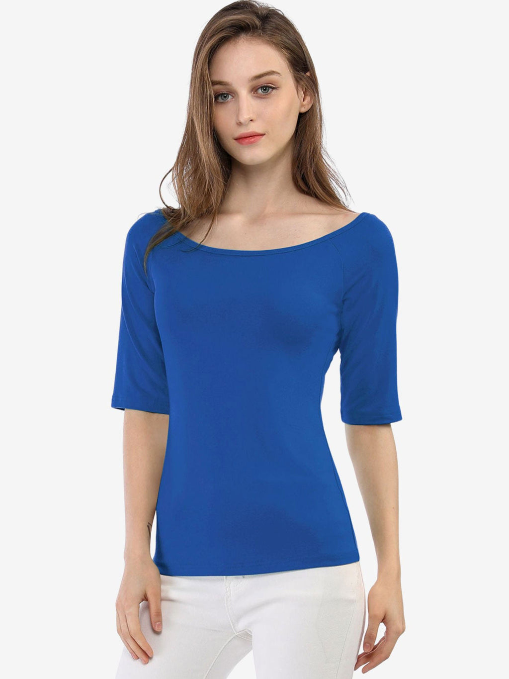Hip-Length Slim Stretch Tee