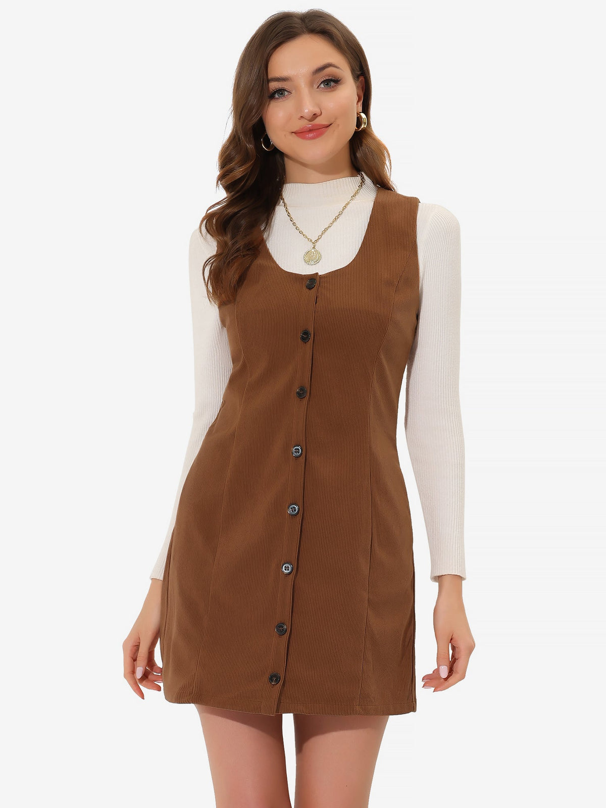 Scoop Neck Sleeveless Dress