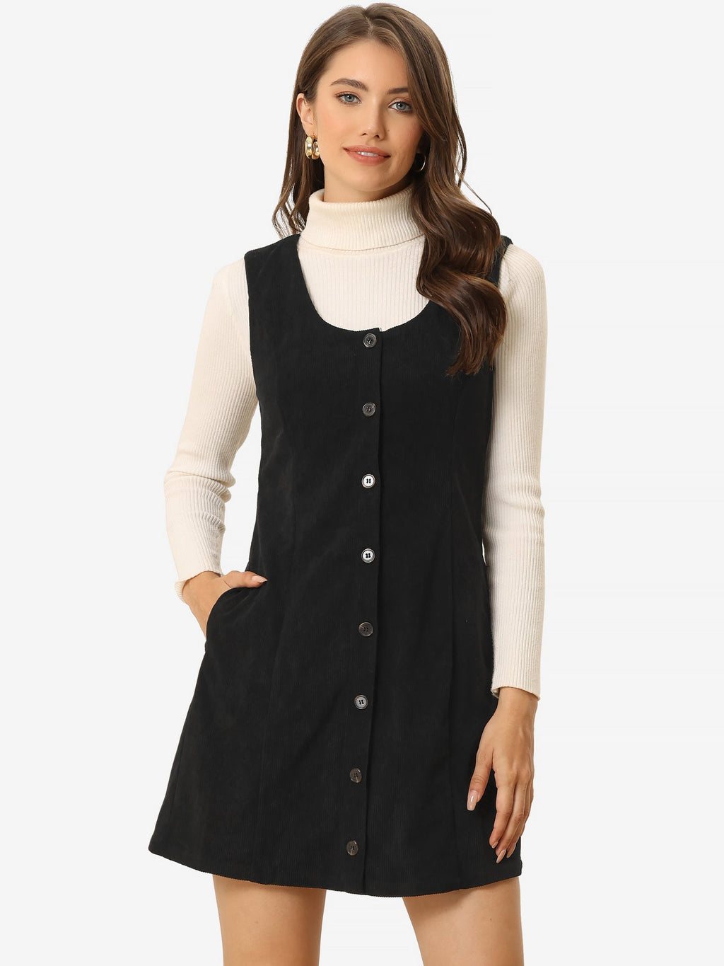 Scoop Neck Sleeveless Dress