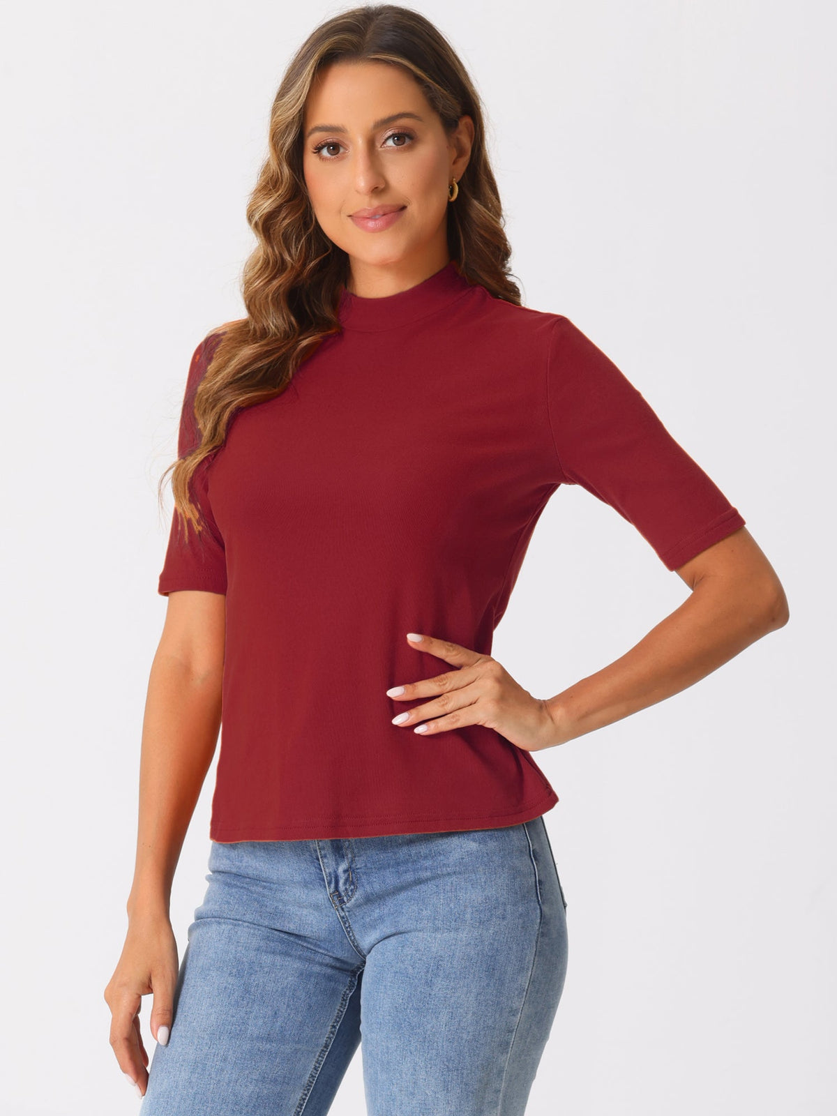 Year-Round Crew Neck Blouse