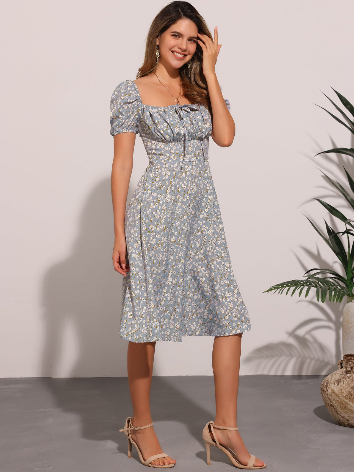 Short-Sleeve Standard Fit Dress
