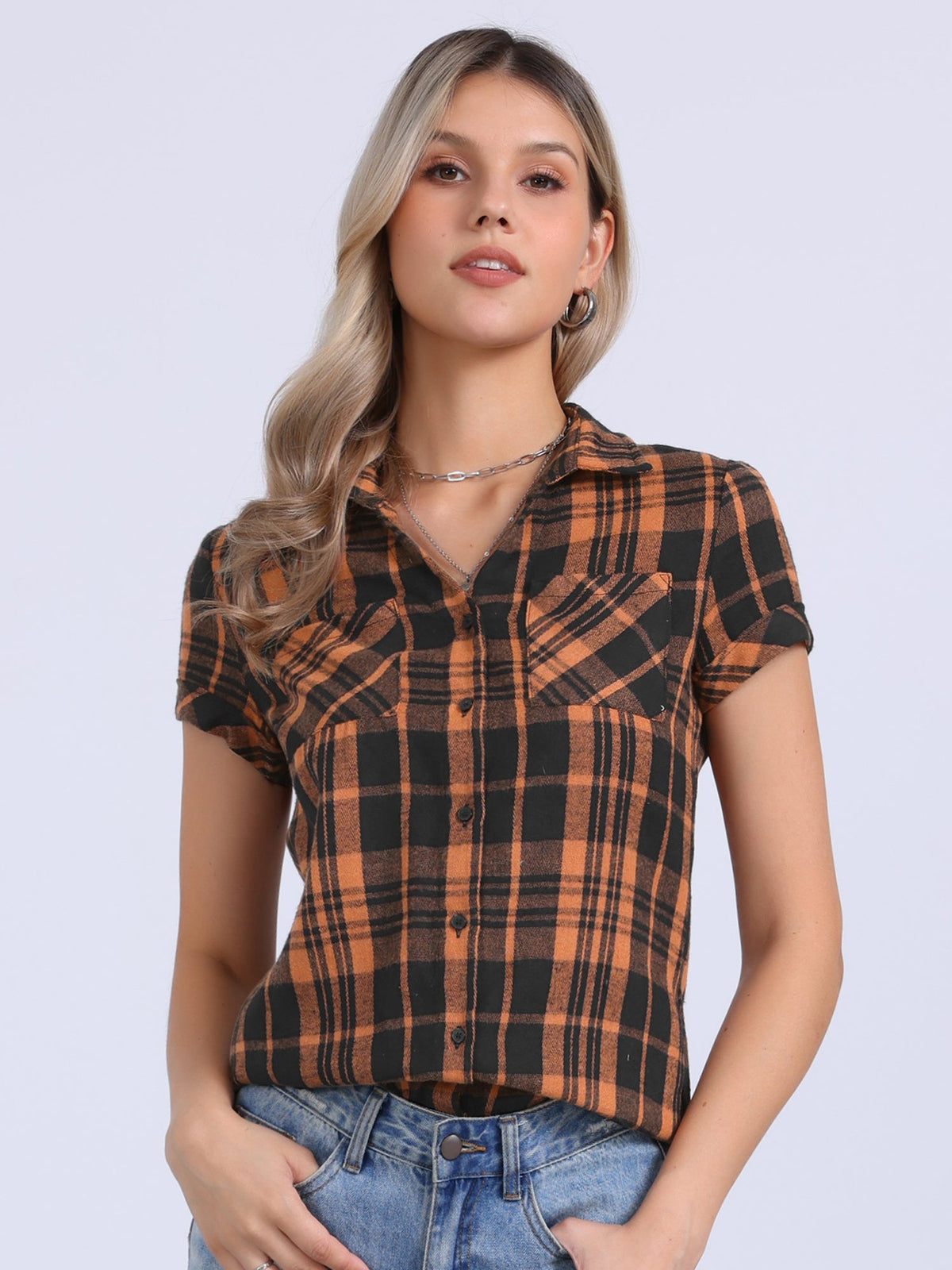 Lightweight Flannel Short Sleeve