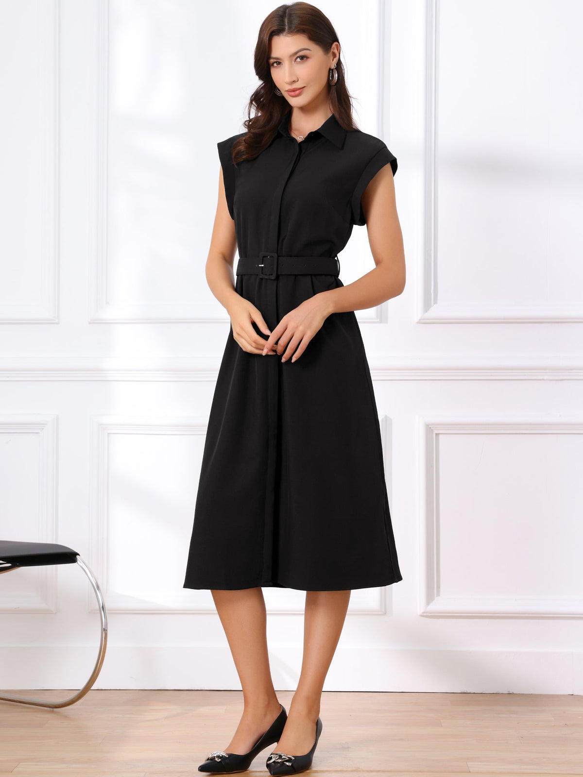 Lightweight Summer Short-Sleeve Dress
