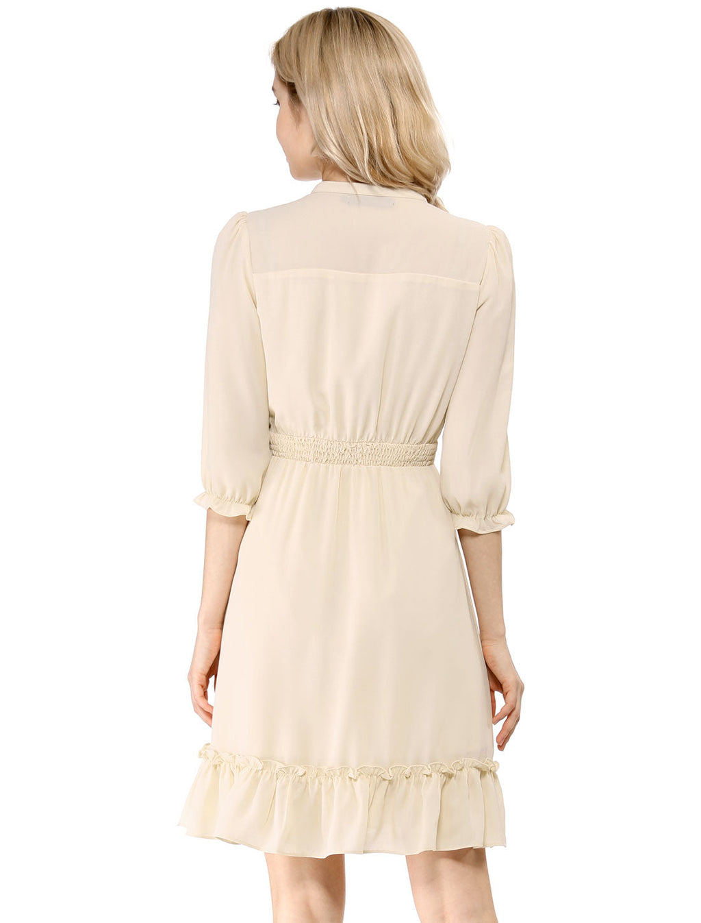 Smocked Layered Ruffle Dress
