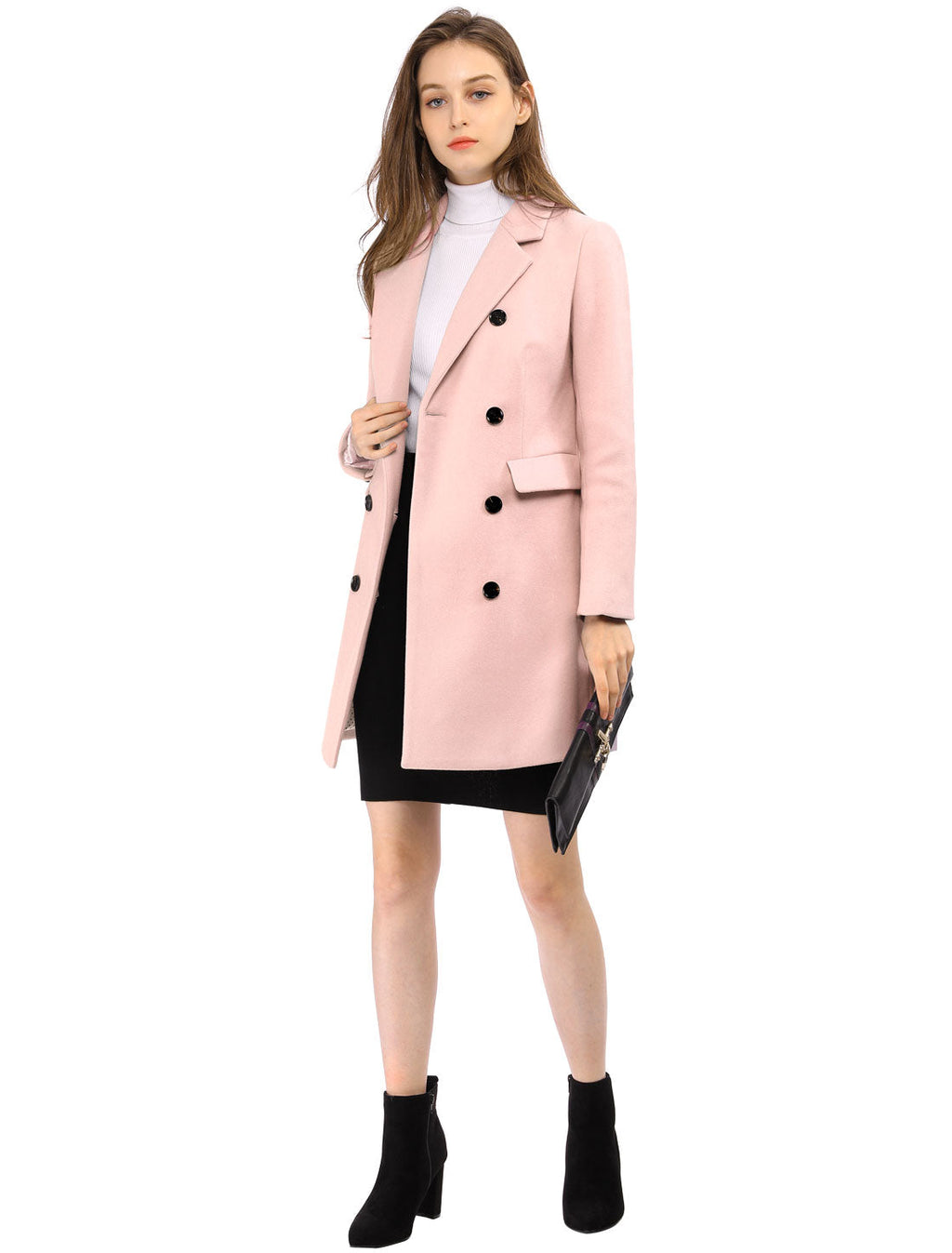 Double-Breasted Lined Overcoat