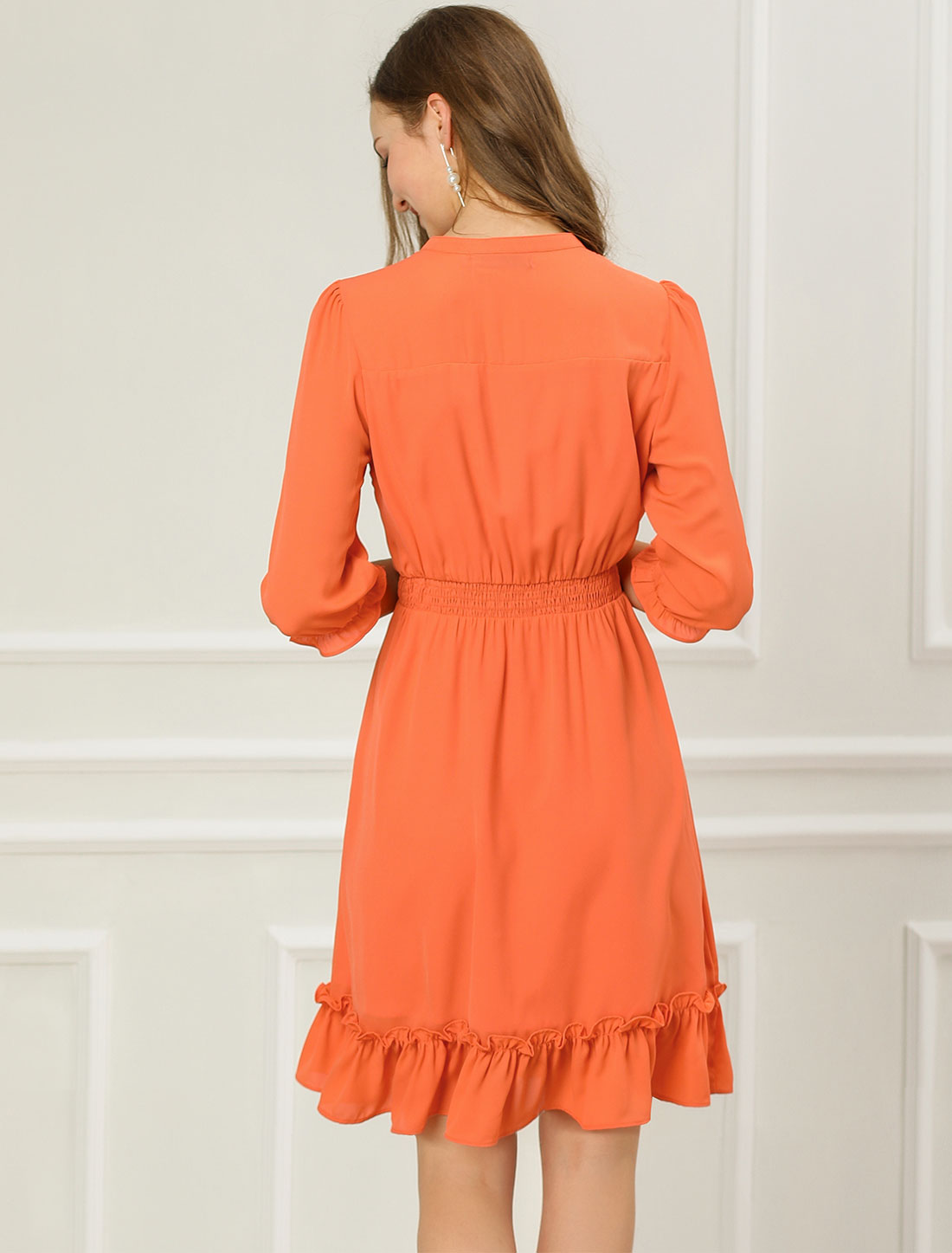 Smocked Layered Ruffle Dress