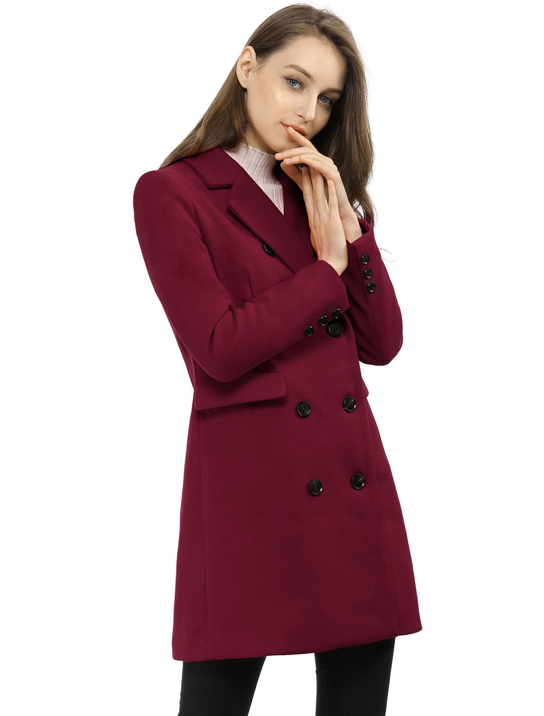 Double-Breasted Lined Overcoat