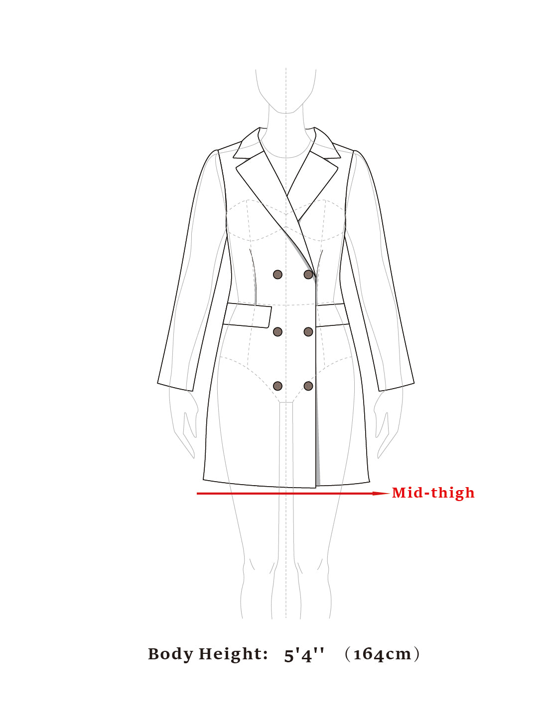 Slant Pocket Belted Classic Trench