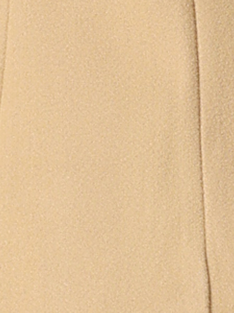 Curved Waist Vent Overcoat