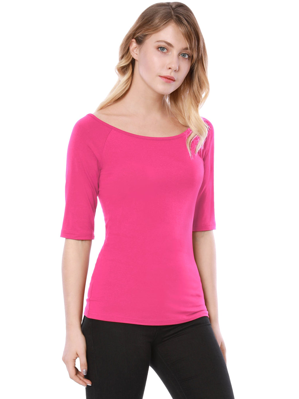 Hip-Length Slim Stretch Tee