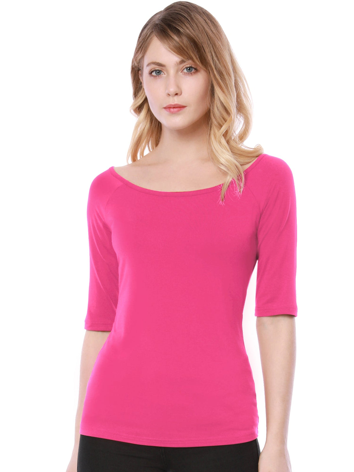 Hip-Length Slim Stretch Tee