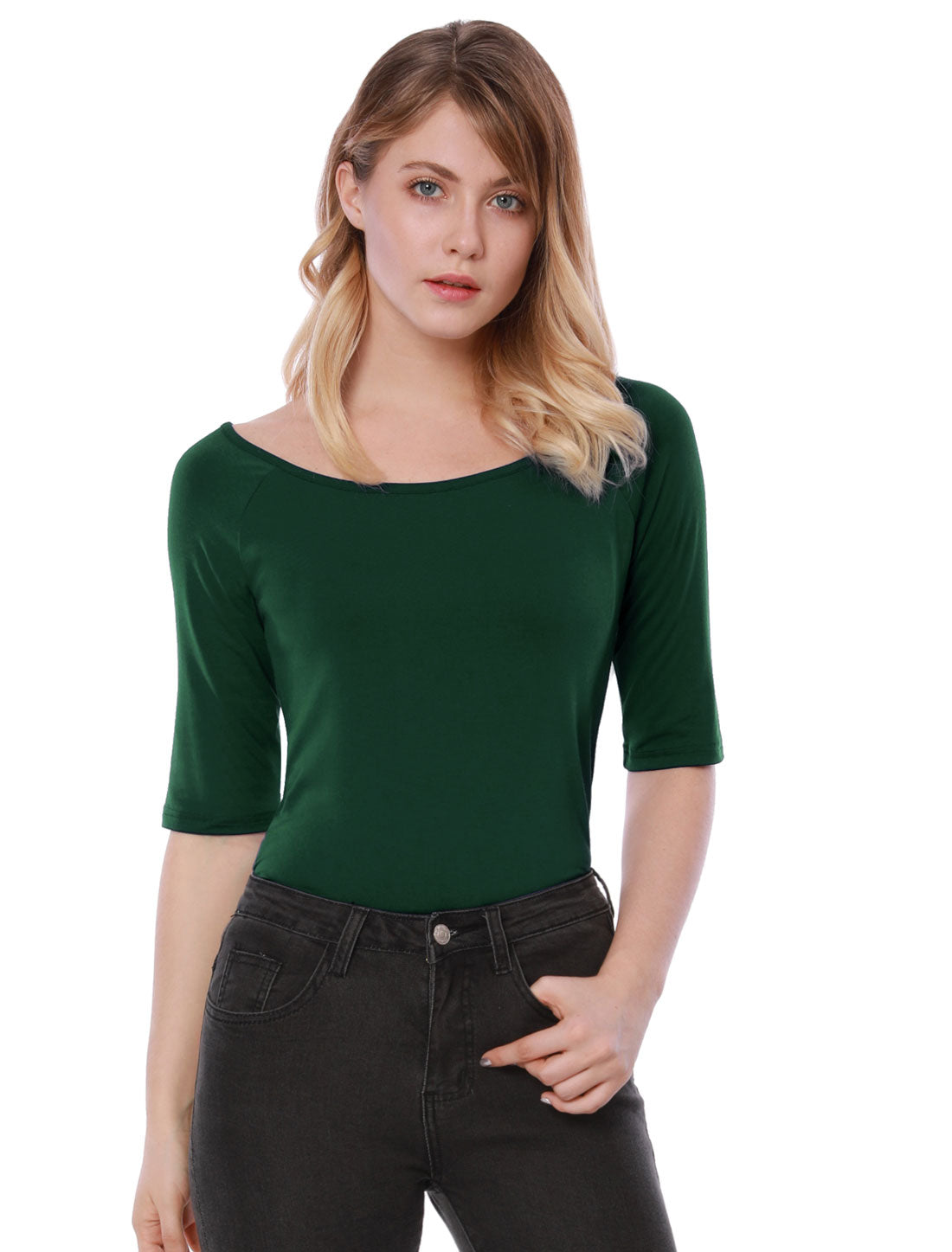 Hip-Length Slim Stretch Tee