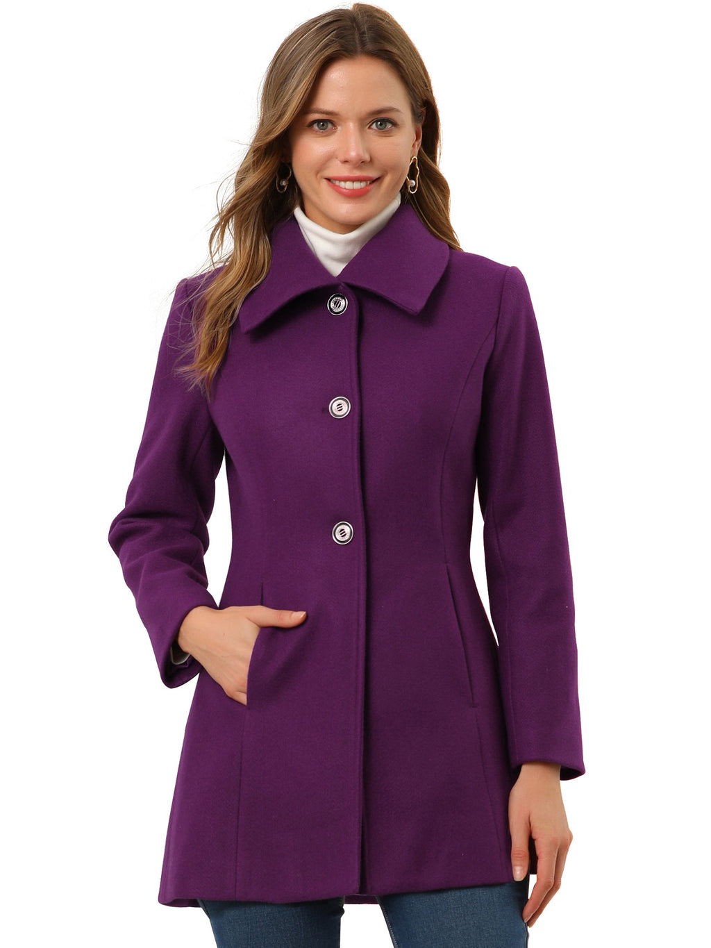 Bowtie Back A-Line Coat