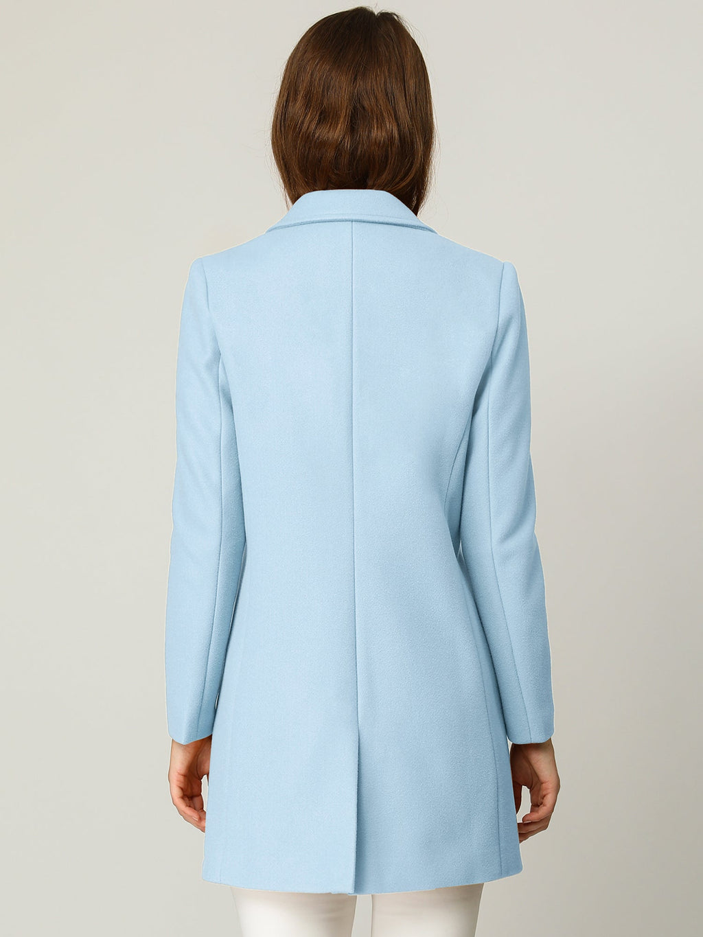 Lightweight Notched Lapel Overcoat
