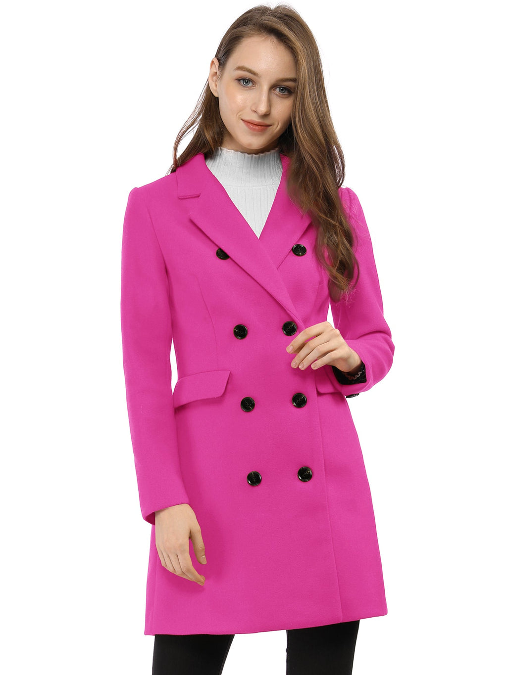 Double-Breasted Lined Overcoat