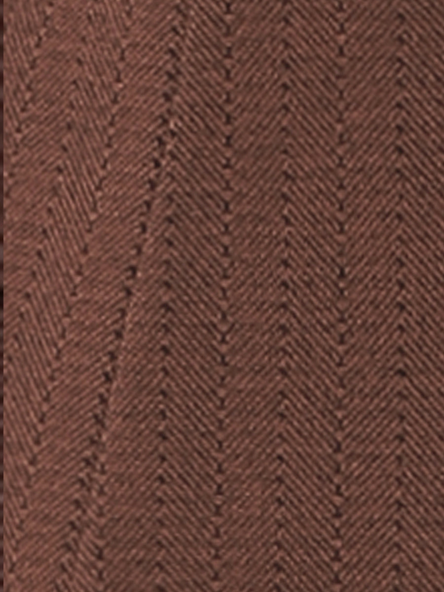 Slim-Profile Striped Overcoat