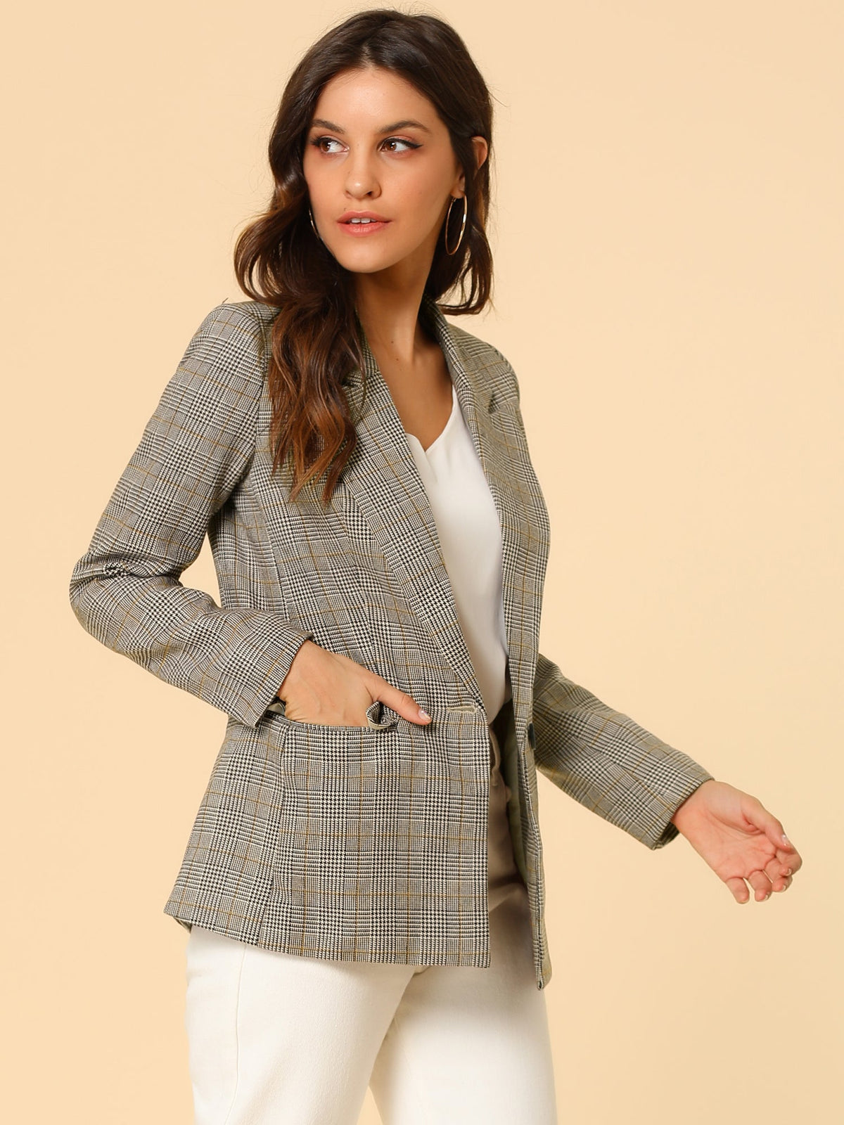 Back-Vent Polyester Classic Blazer