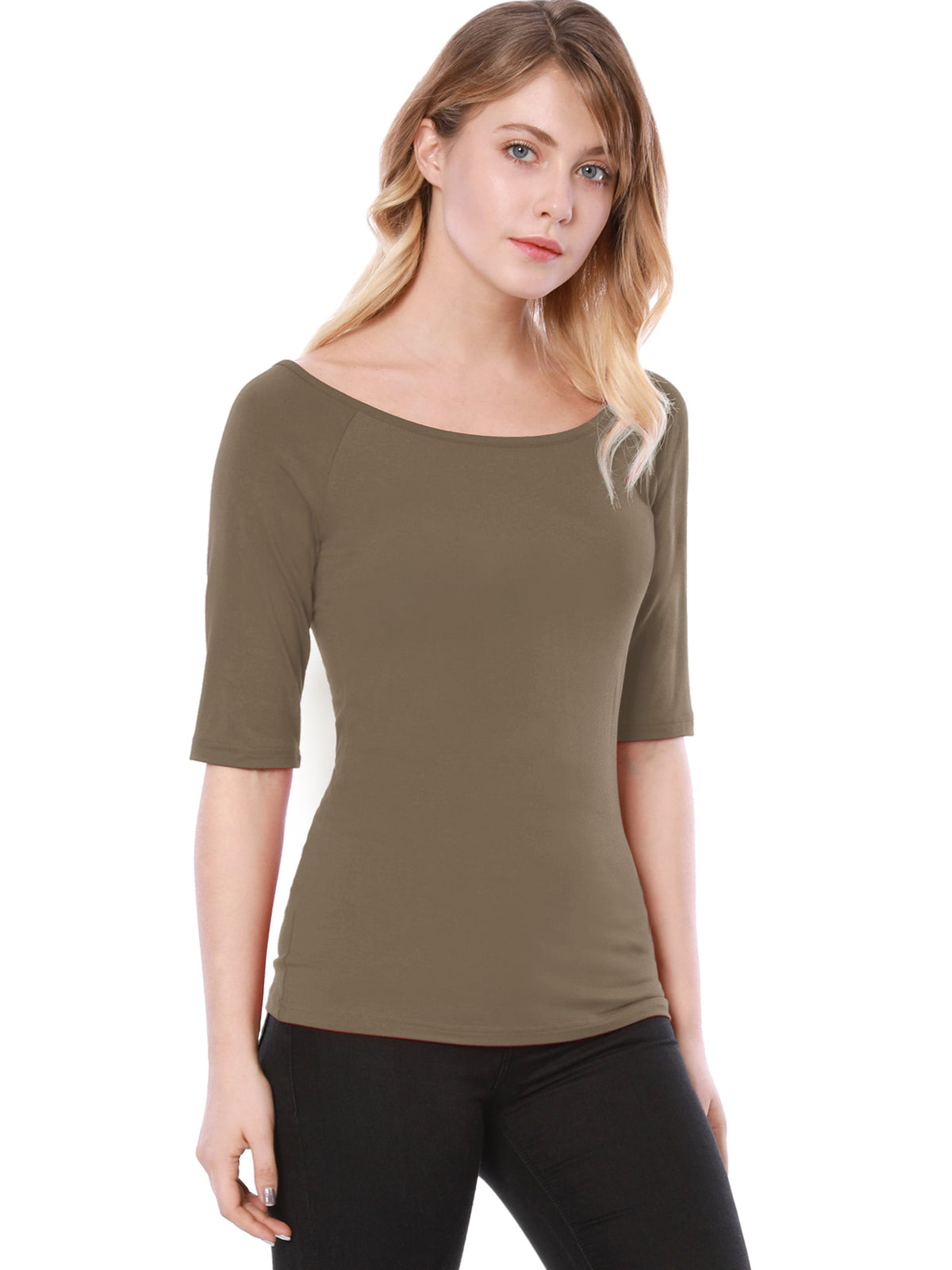 Hip-Length Slim Stretch Tee