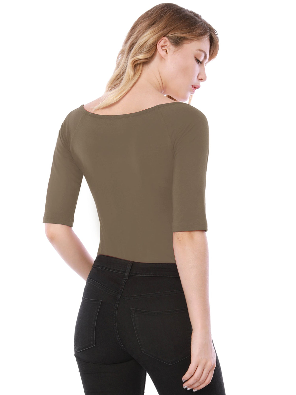 Hip-Length Slim Stretch Tee