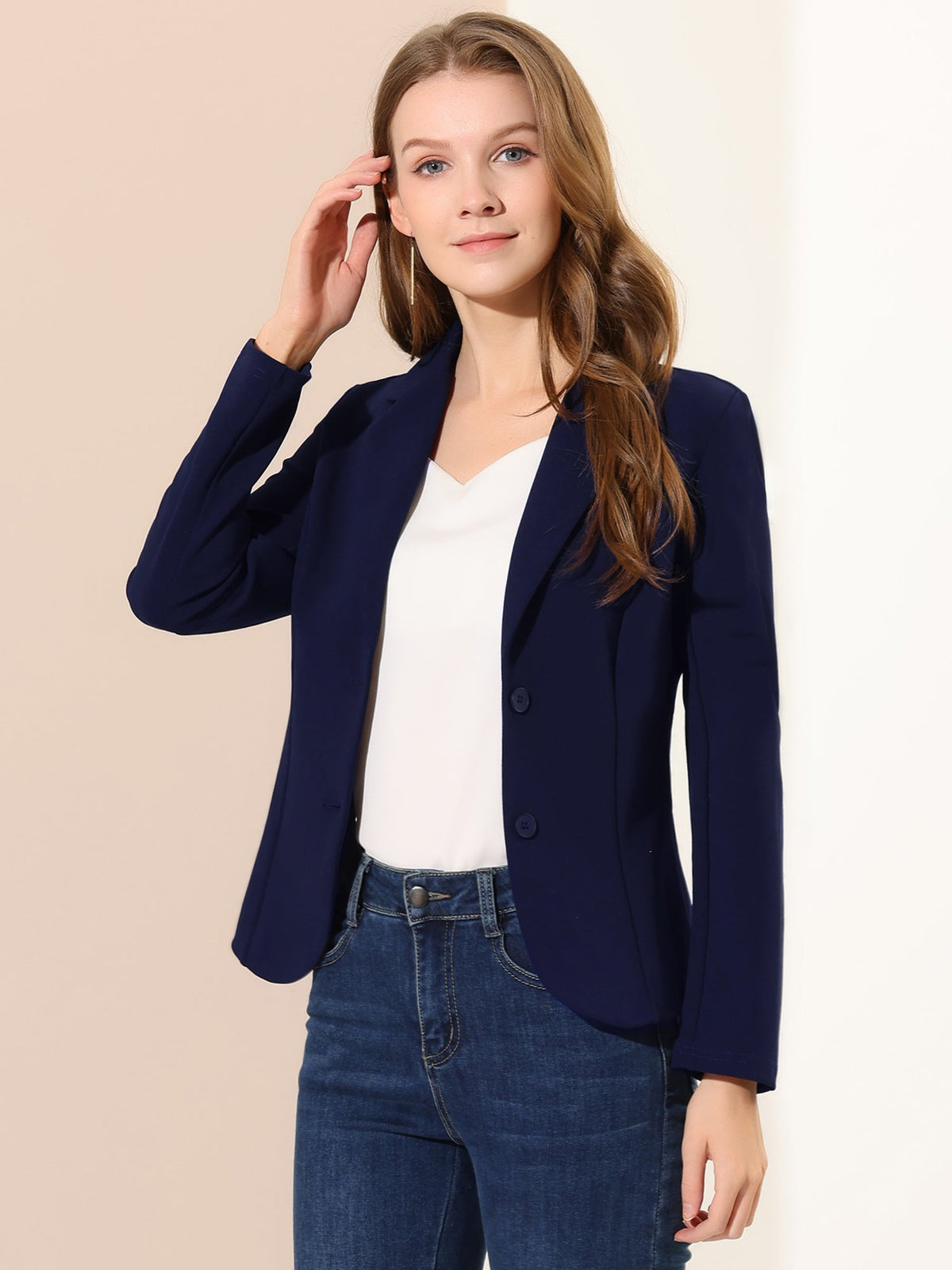 High-Stretch Commute Blazer