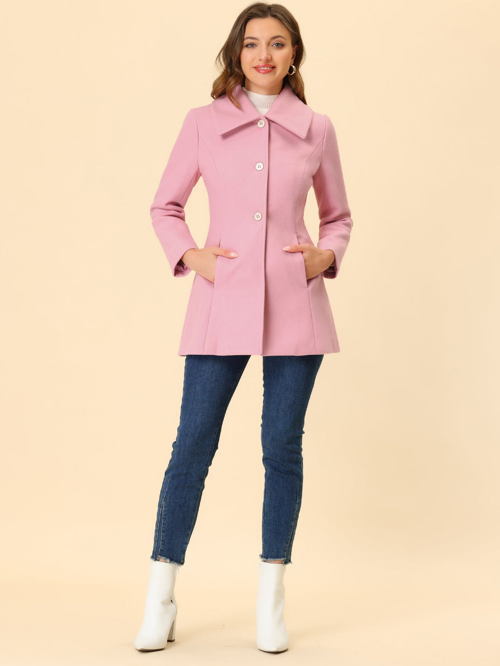 Bowtie Back A-Line Coat