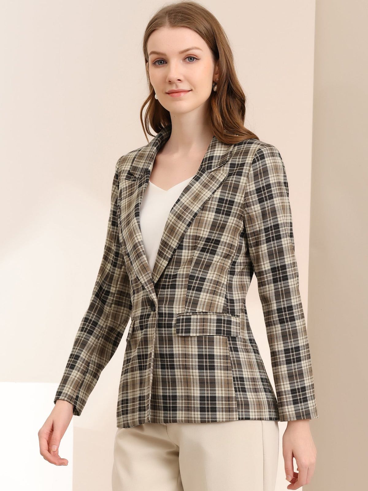 Back-Vent Polyester Classic Blazer
