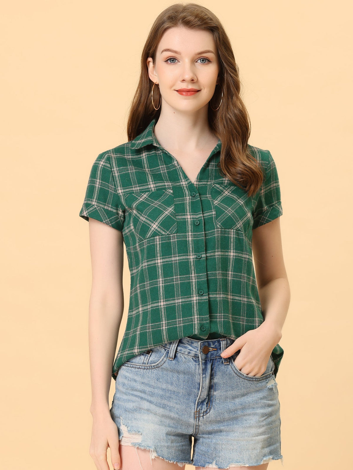 Lightweight Flannel Short Sleeve
