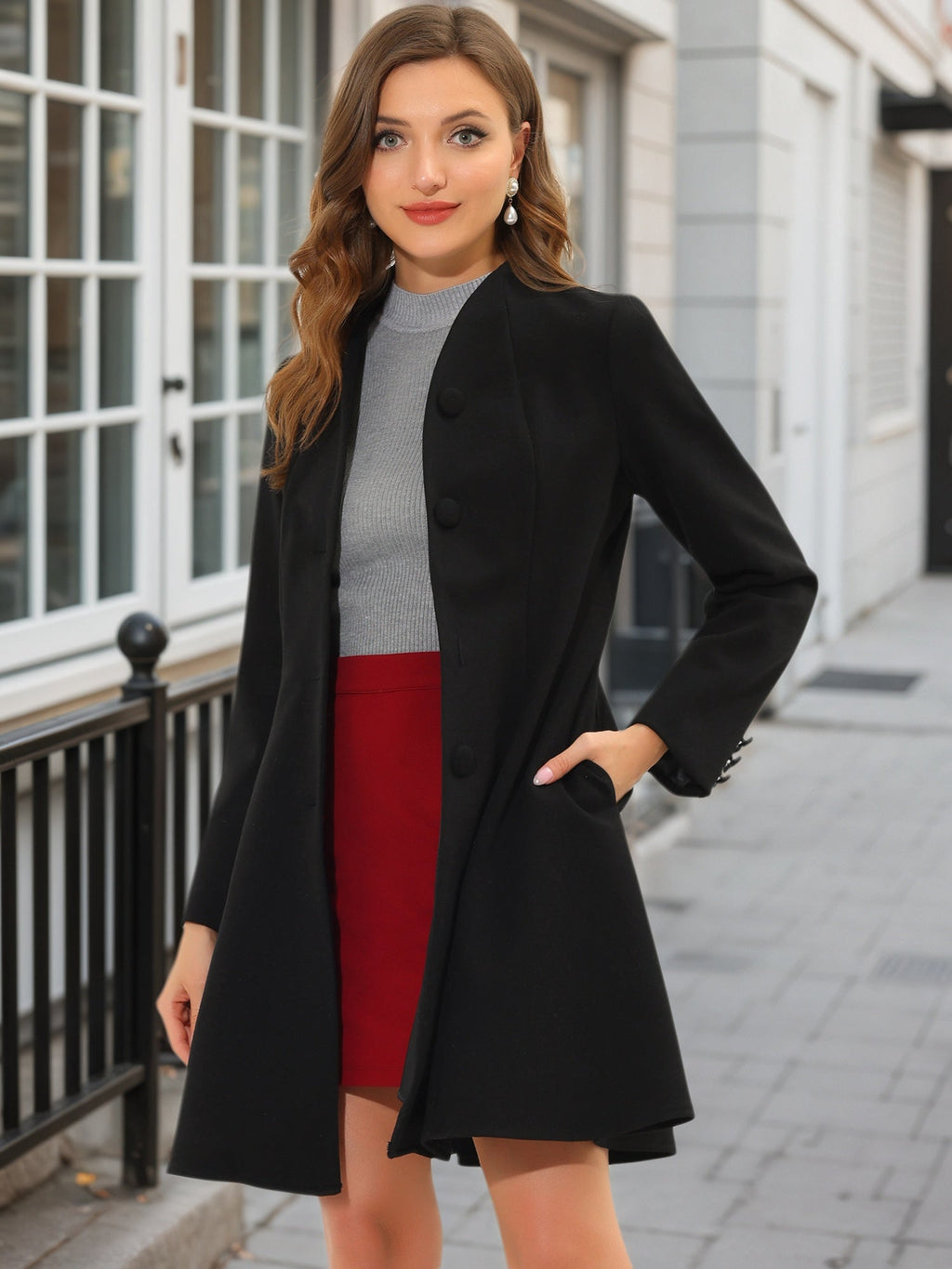 Tencel Soft Silhouette Overcoat