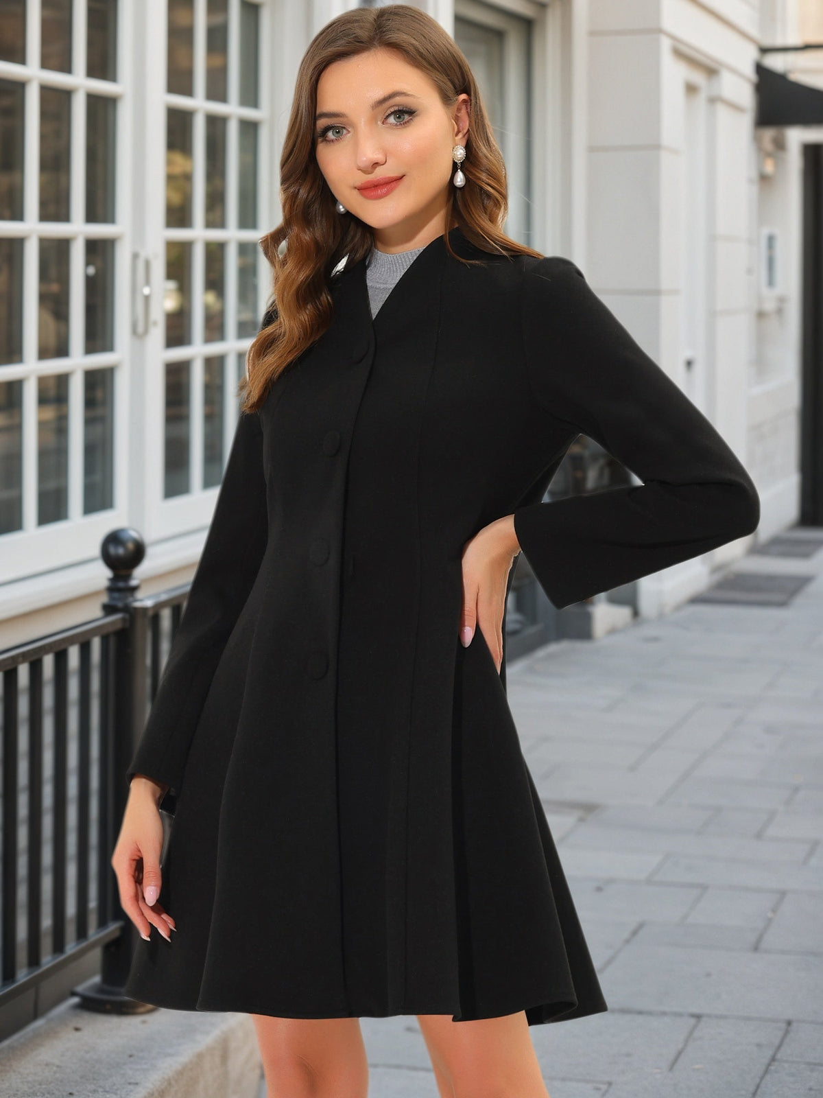 Tencel Soft Silhouette Overcoat