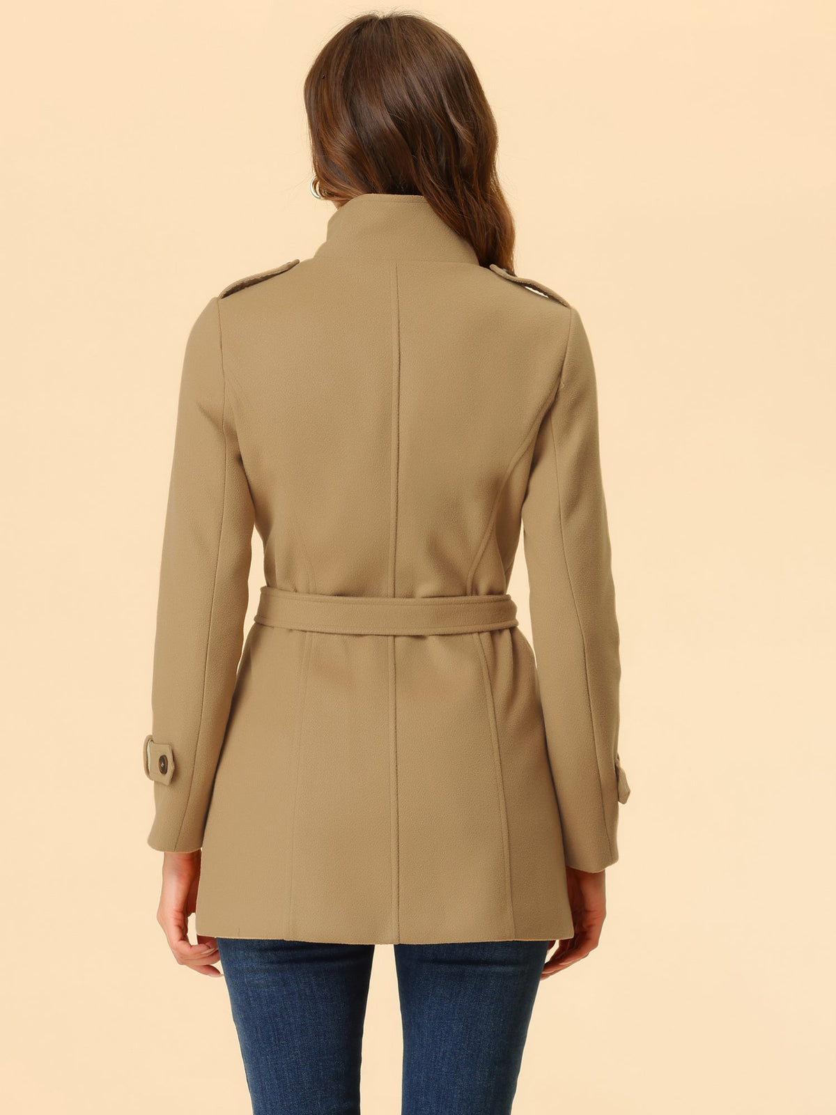 Minimalist Belted Trench Coat