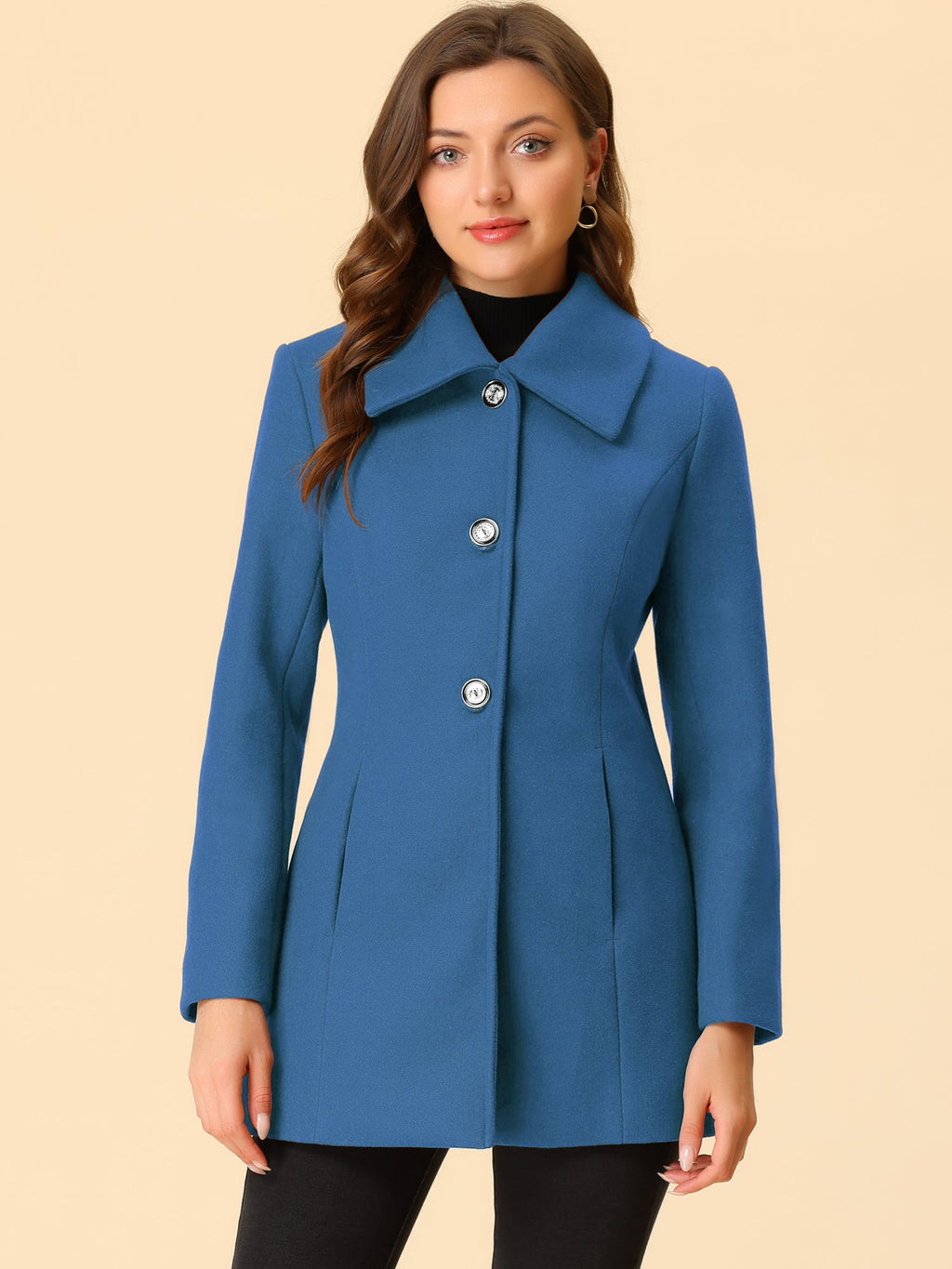Bowtie Back A-Line Coat