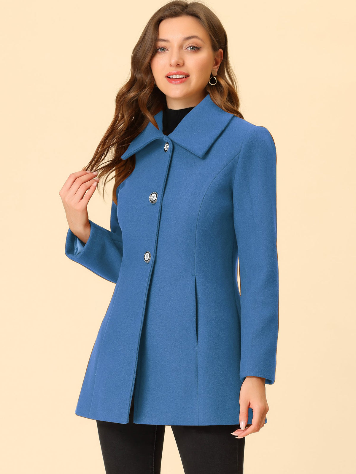 Bowtie Back A-Line Coat