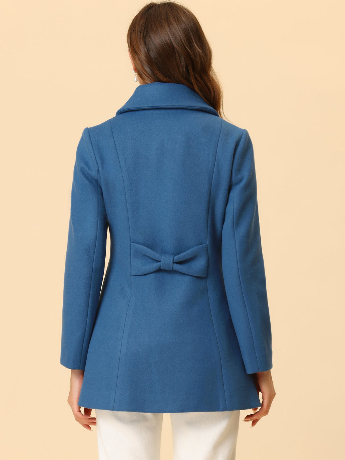 Bowtie Back A-Line Coat
