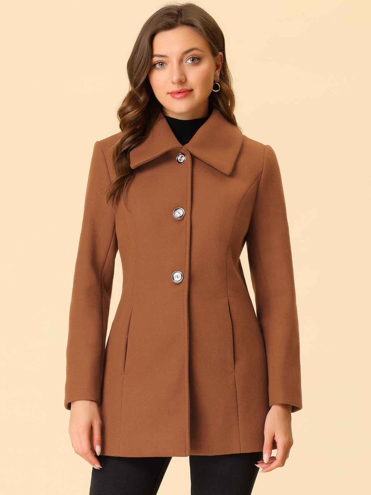 Bowtie Back A-Line Coat