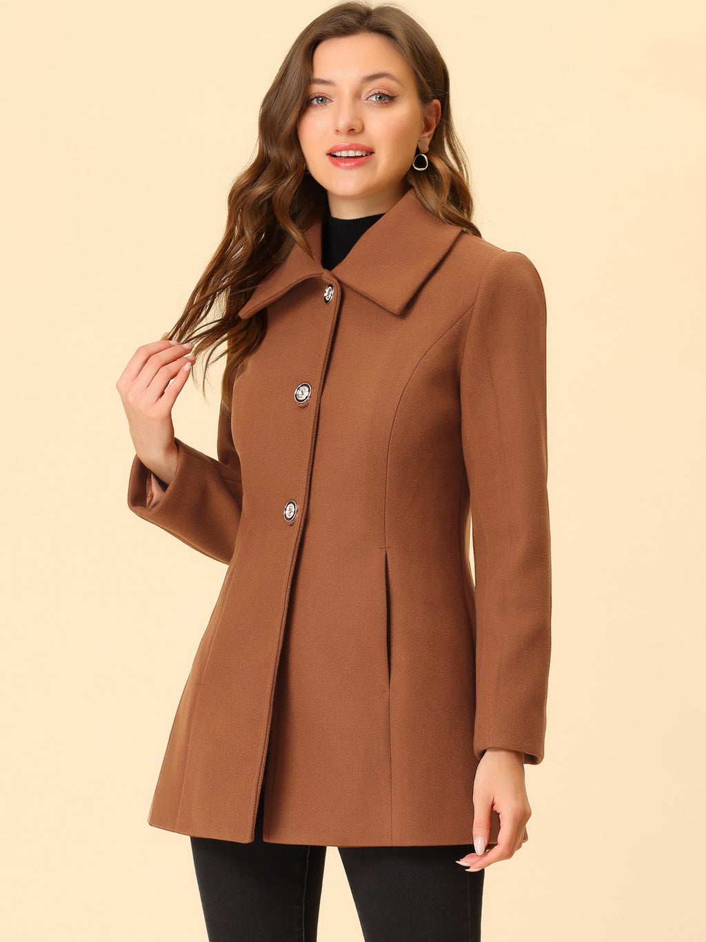 Bowtie Back A-Line Coat