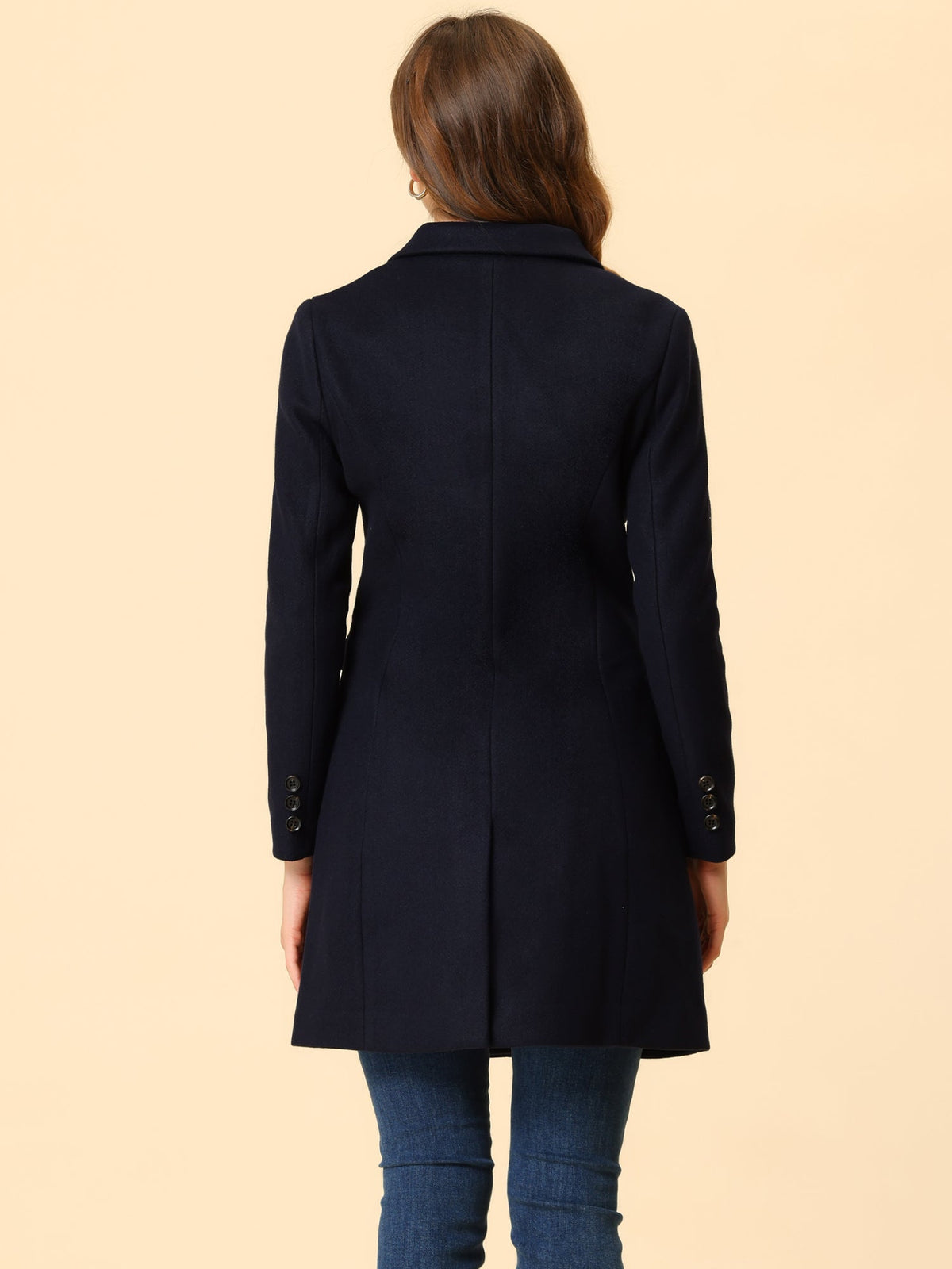 Double-Breasted Lined Overcoat