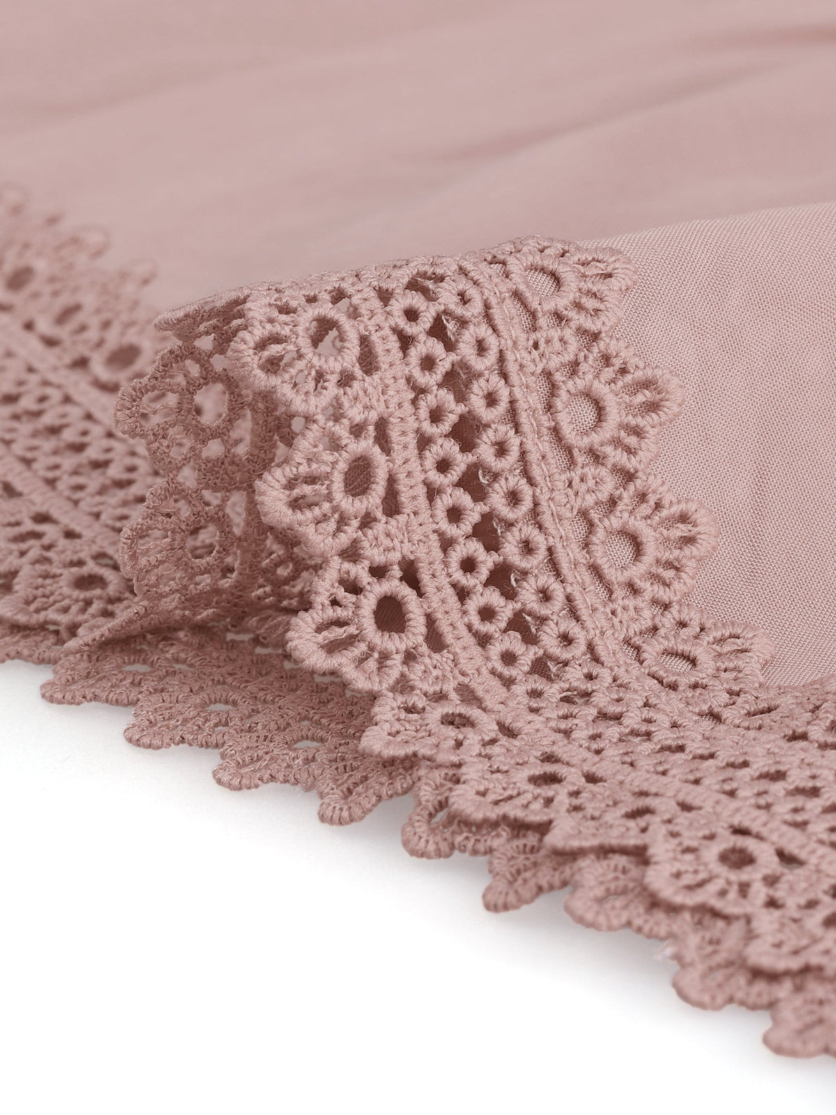 Crochet Lace Pleated Dress