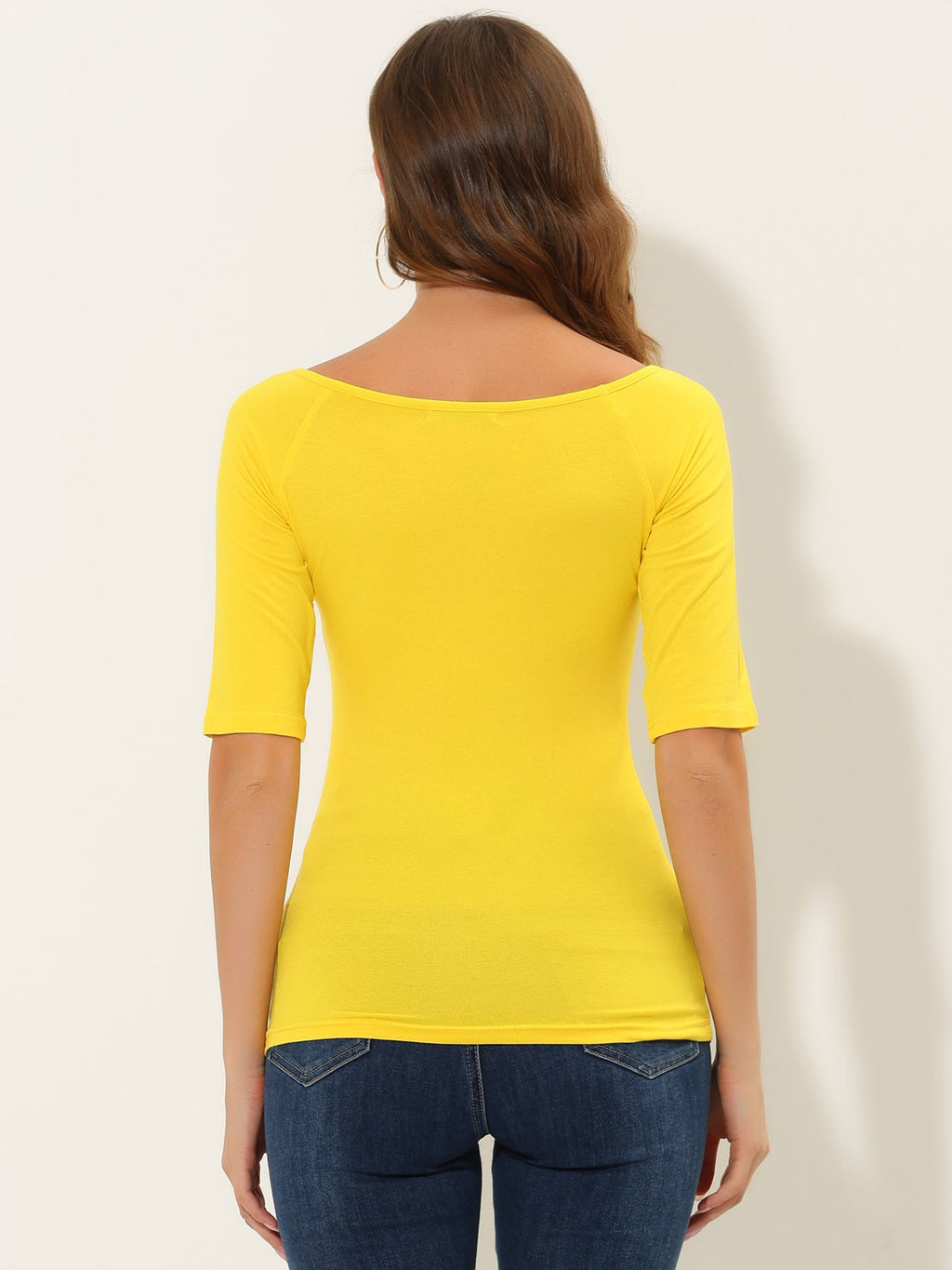 Hip-Length Slim Stretch Tee