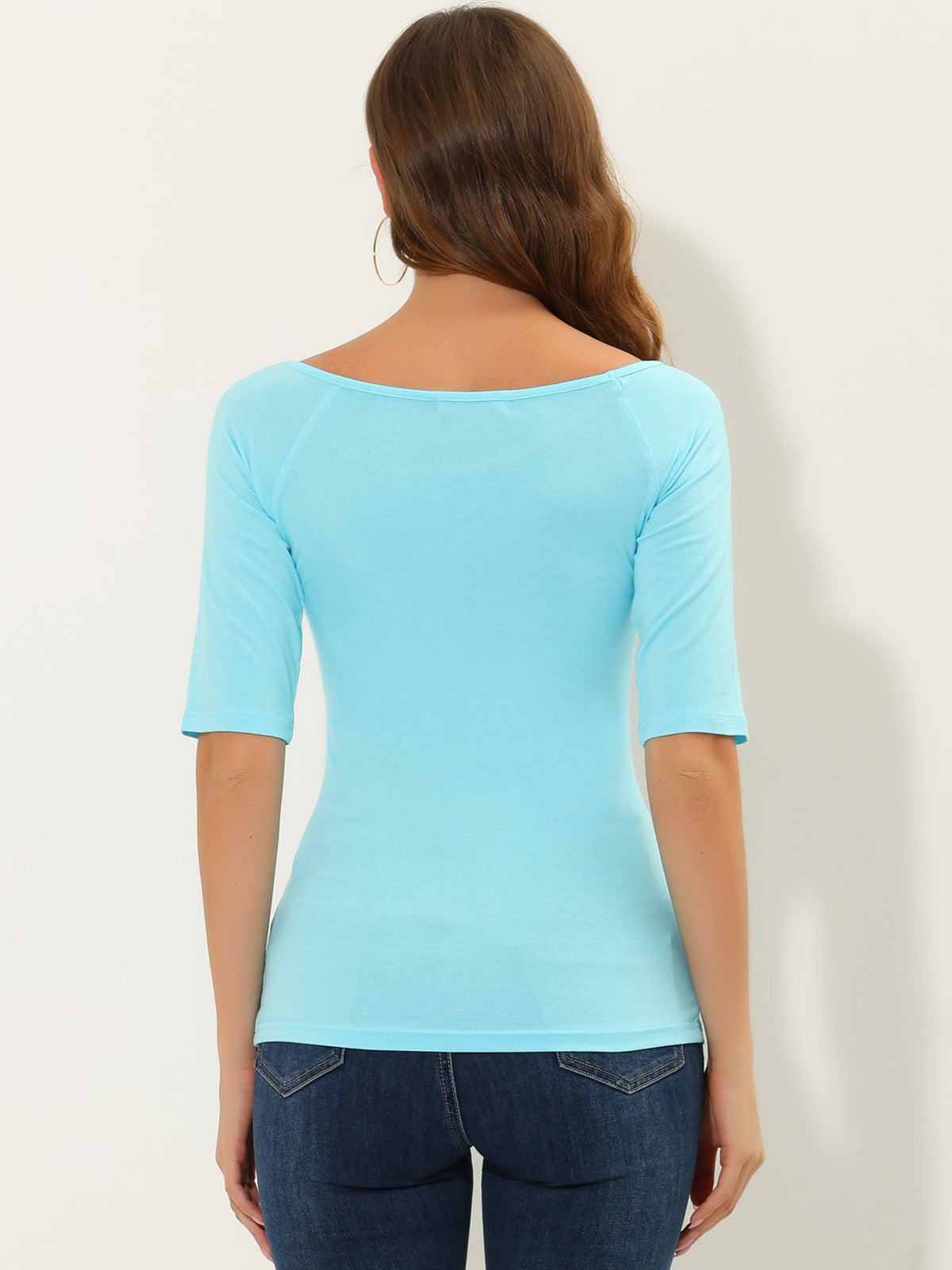 Hip-Length Slim Stretch Tee