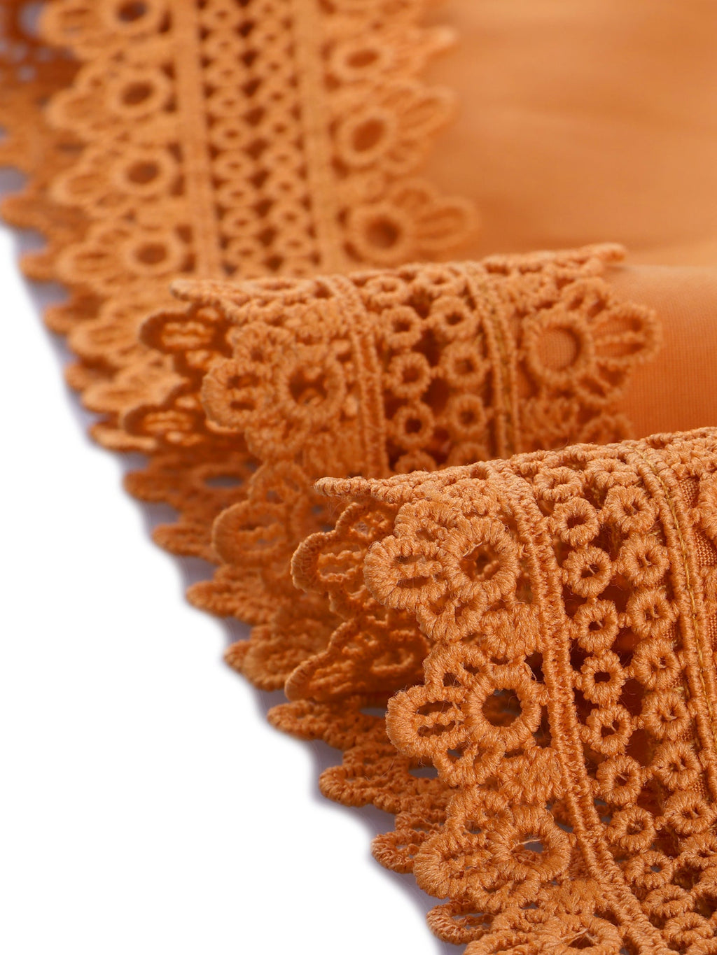 Crochet Lace Pleated Dress