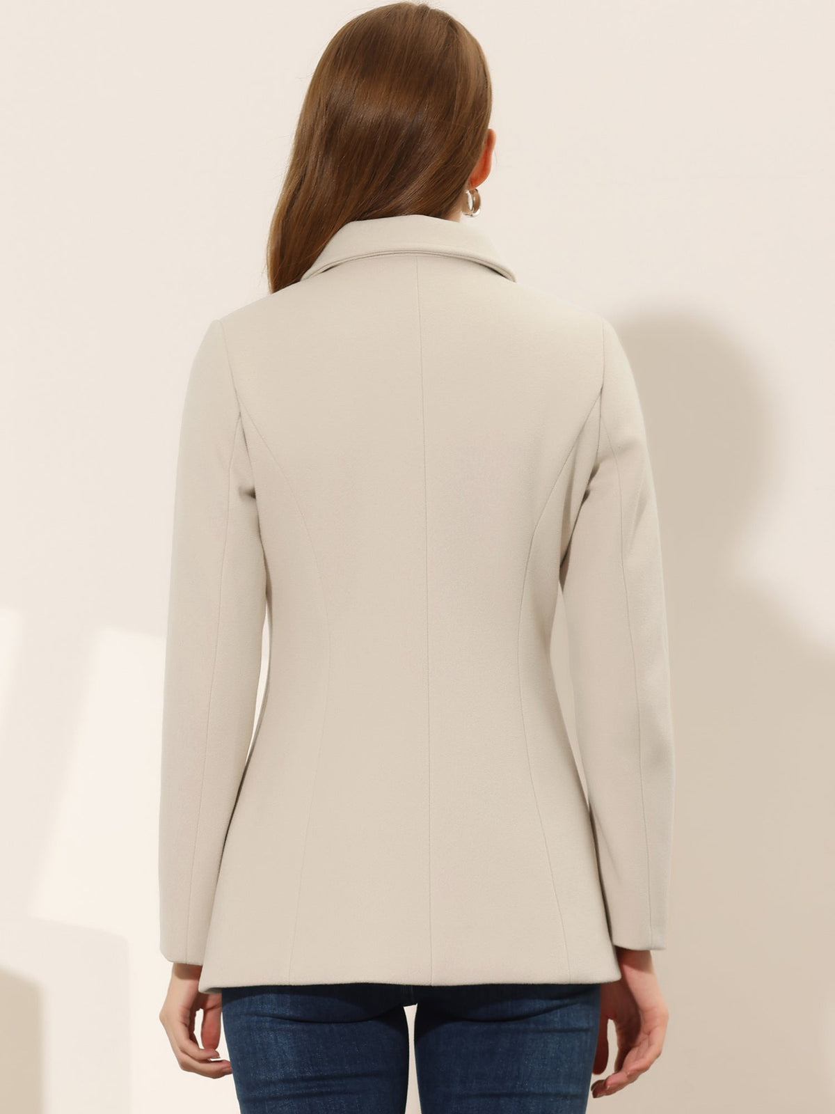 Structured Single-Breasted Peacoat