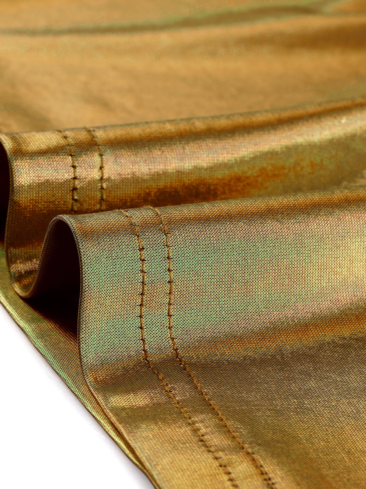 Metallic Crew Neck Sleeveless Top