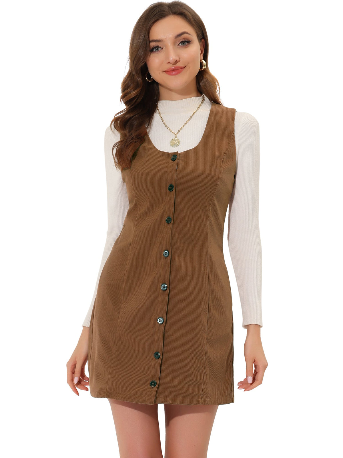 Scoop Neck Sleeveless Dress