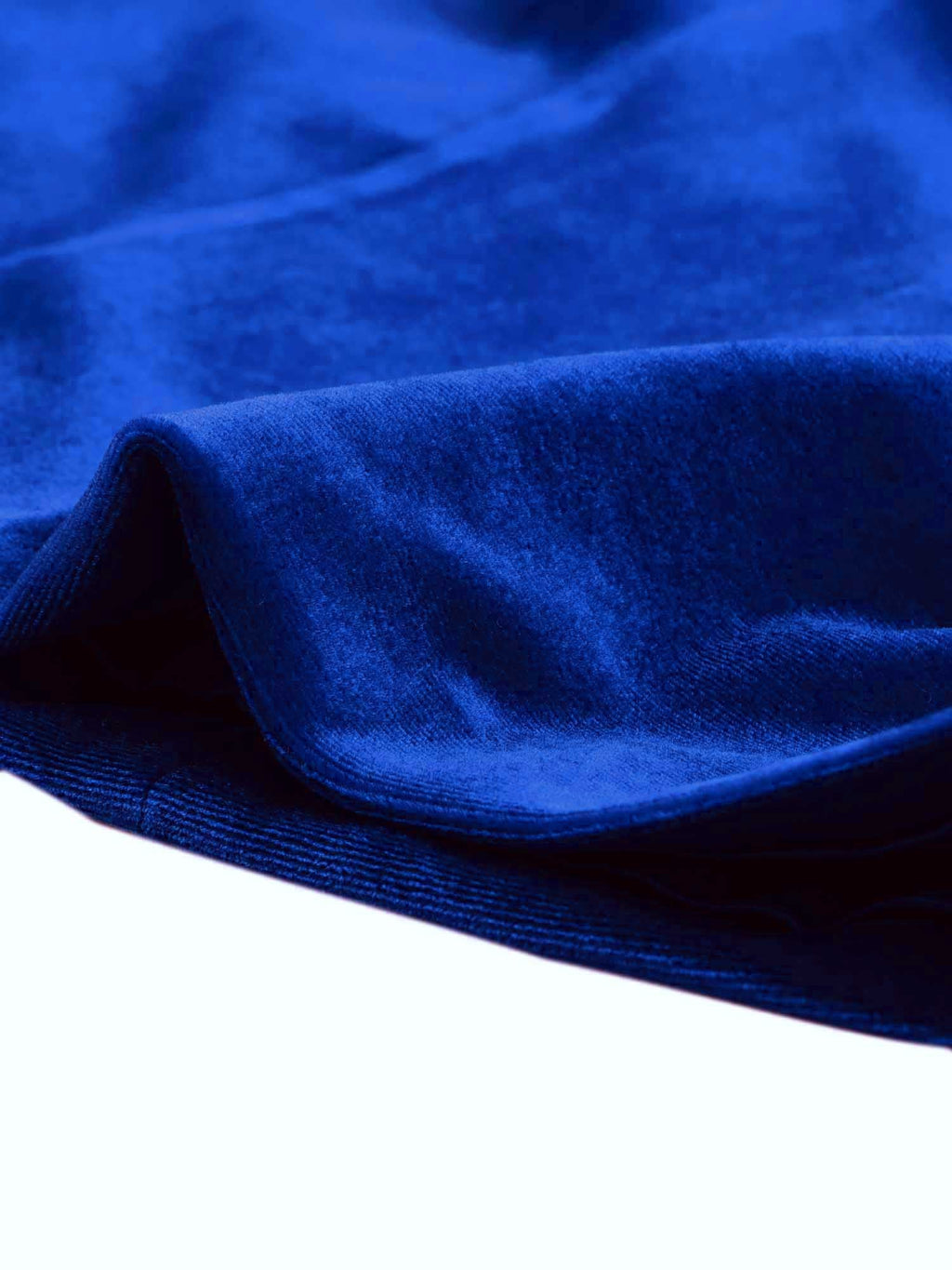 Button-Down Drape Velvet Blazer