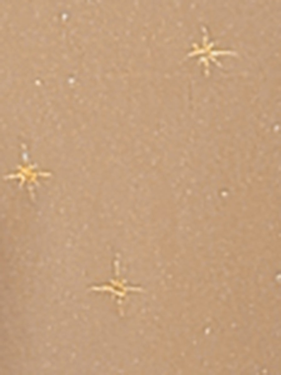 Glitter Star Square Neck Mini Dress
