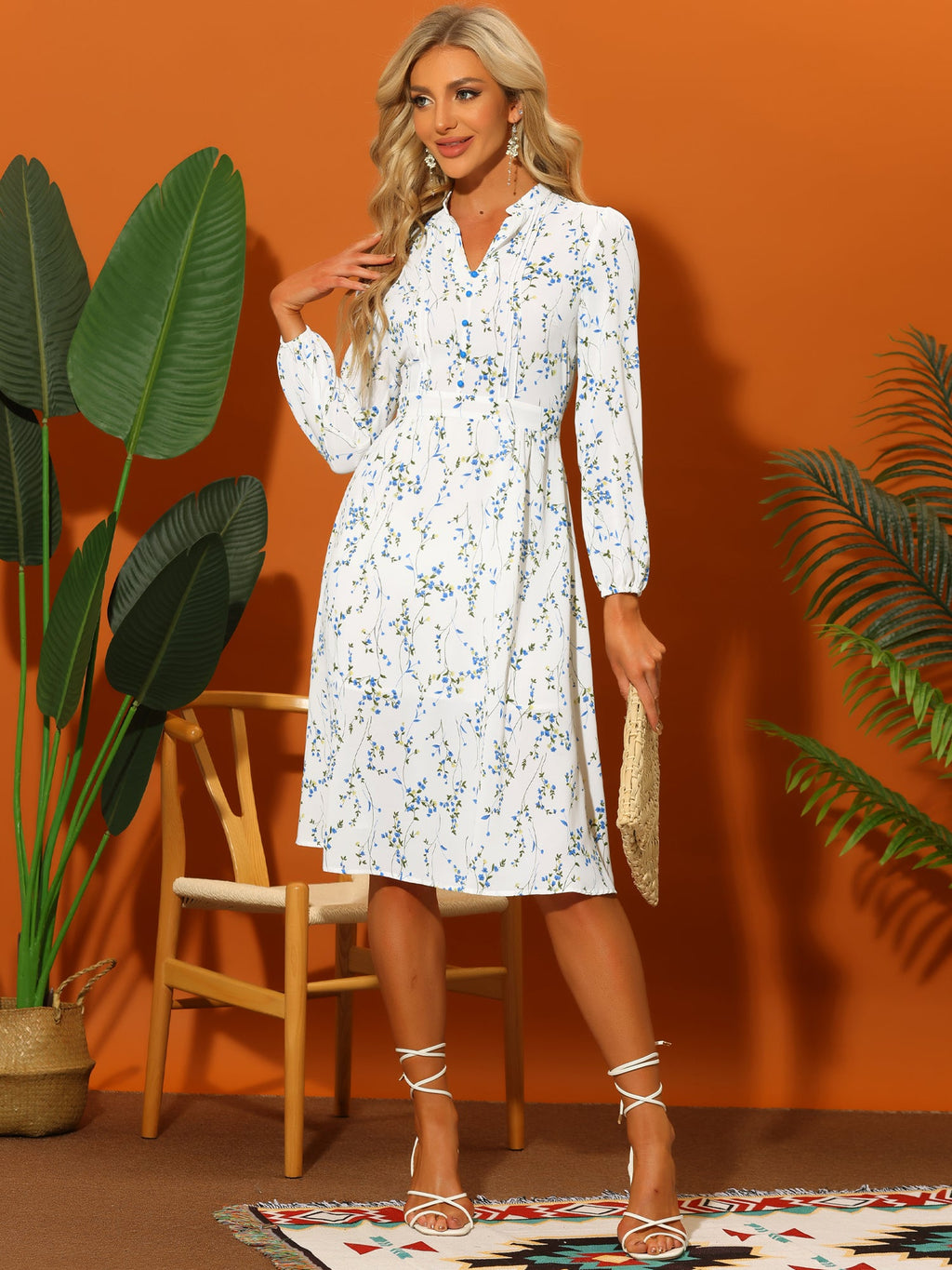 Casual Polyester Holiday Dress