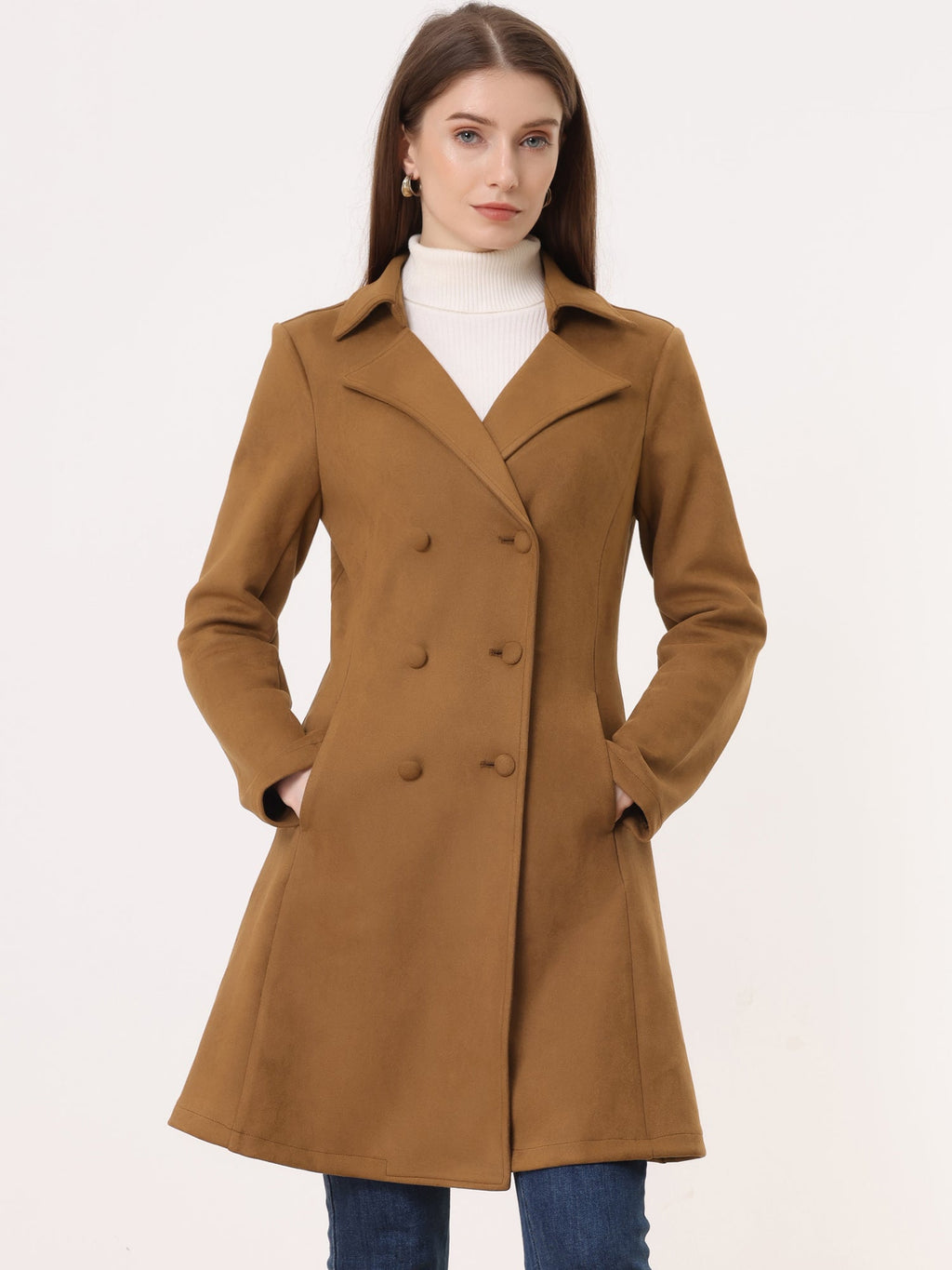 Stretch-Casual Peacoat