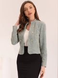 Cotton-Soft Plaid Blazer