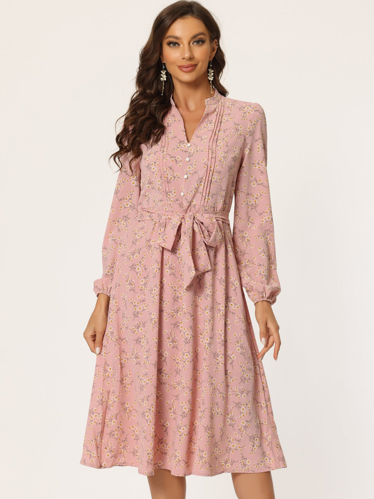 Casual Polyester Holiday Dress