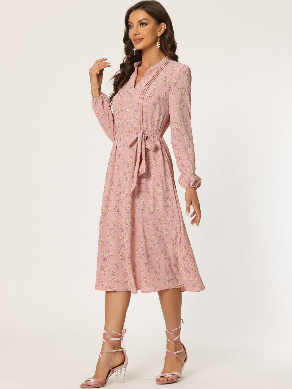Casual Polyester Holiday Dress